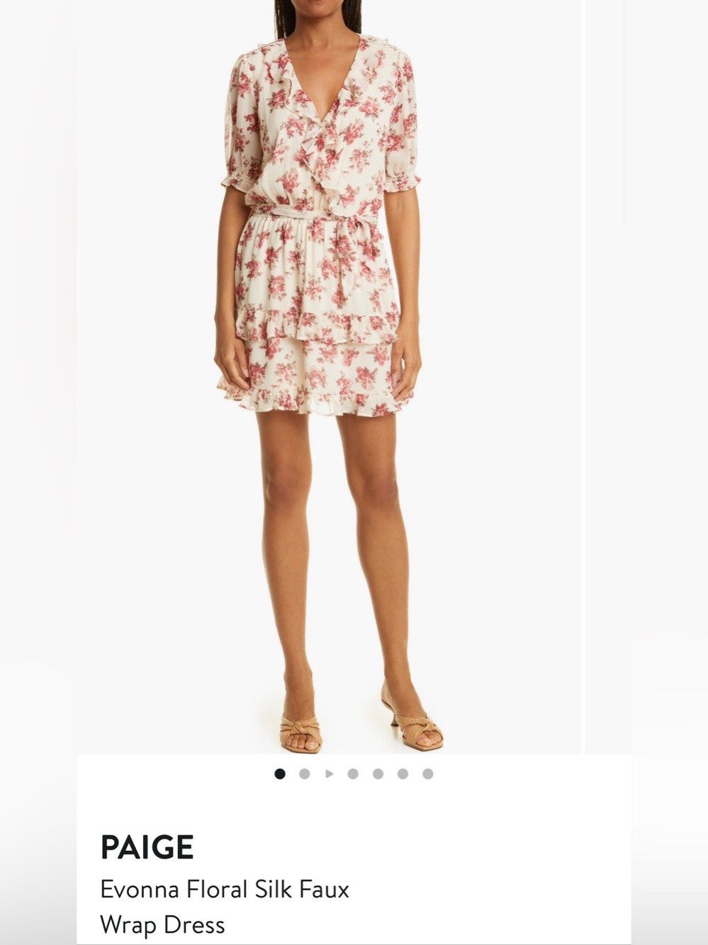 Paige Evonna Wrap Dress- Medium